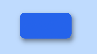 A rounded rectangle over a blurred copy of itself, offset down and right