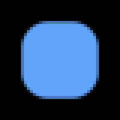A zoomed clip edge with the default anti-aliasing