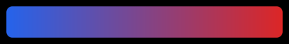 A gradient from blue to red in Rgb
