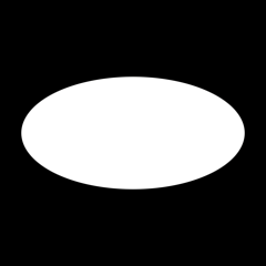 An ellipse